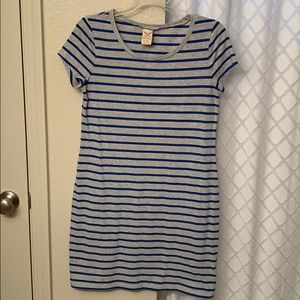 Striped t shirt dress